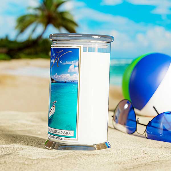 Kringle Candle Sea Salt & Bergamot Large 2-Wick