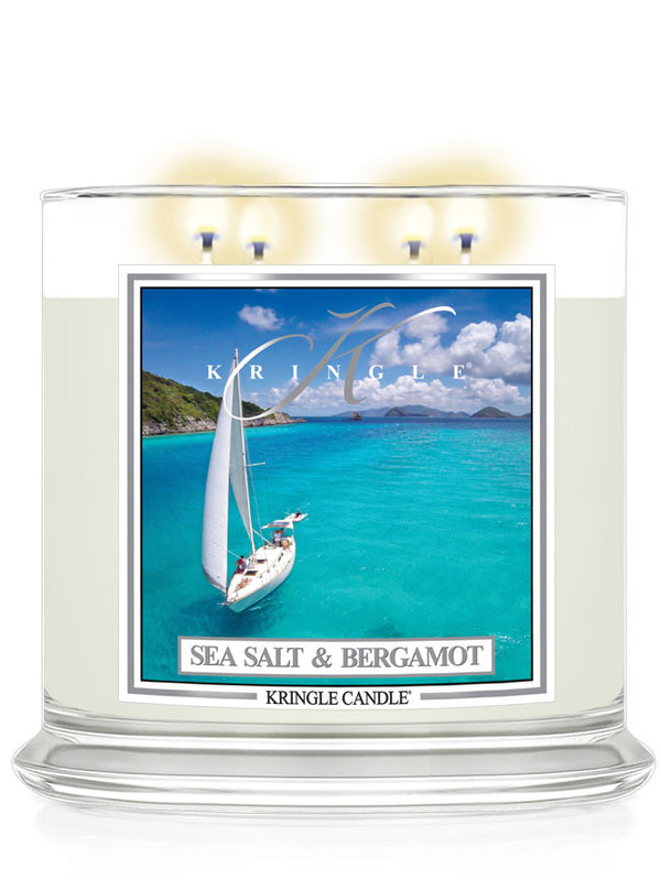 Kringle Candle Sea Salt & Bergamot XL 4-wick