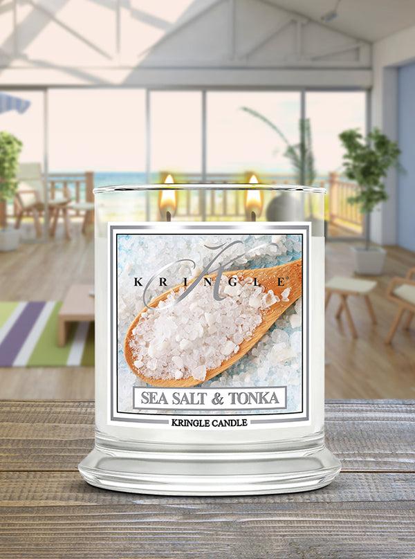 Kringle Candle Sea Salt & Tonka Medium 2-wick