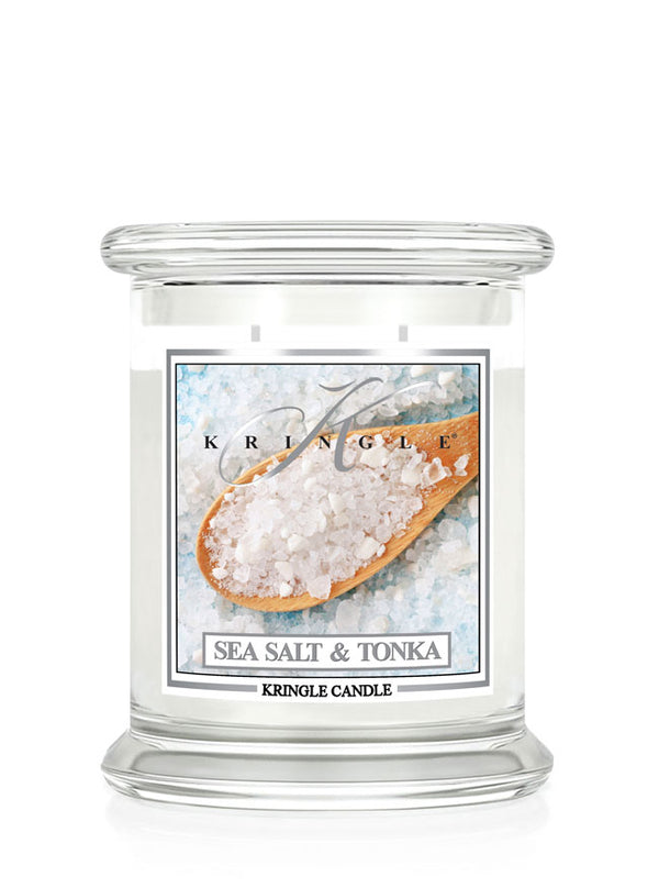 kringle candle Sea Salt & Tonka Medium 2-wick