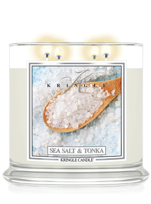Kringle Candle Sea Salt & Tonka XL 4-wick