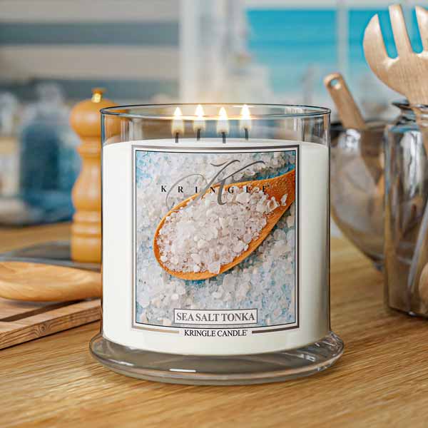 Kringle Candle Sea Salt & Tonka XL 4-wick