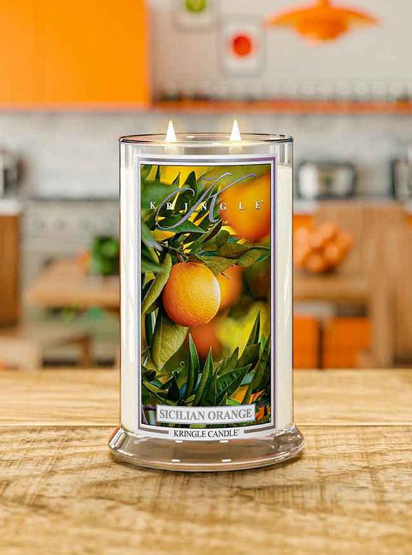 Kringle Candle Sicilian Orange Large 2-wick