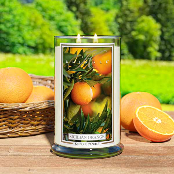 Kringle Candle Sicilian Orange Large 2-wick