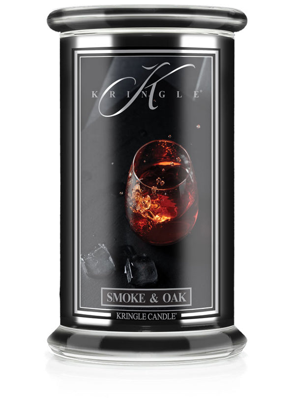 kringle candle Smoke & Oak Large 2-wick