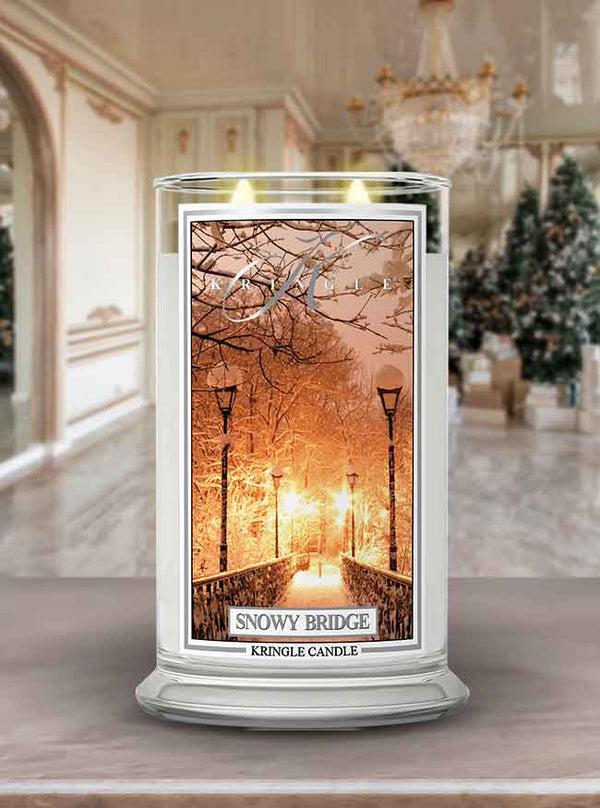 Kringle Candle Snowy Bridge Large 2-wick