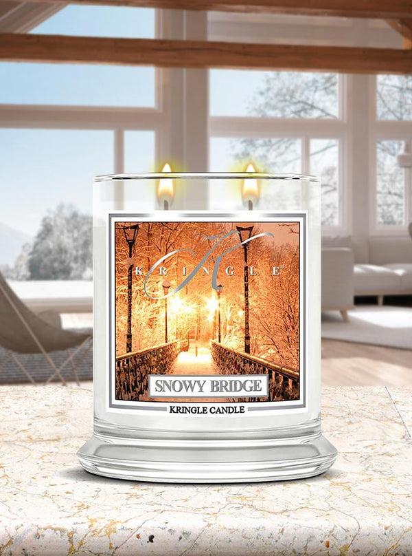 Kringle Candle Snowy Bridge Medium 2-wick