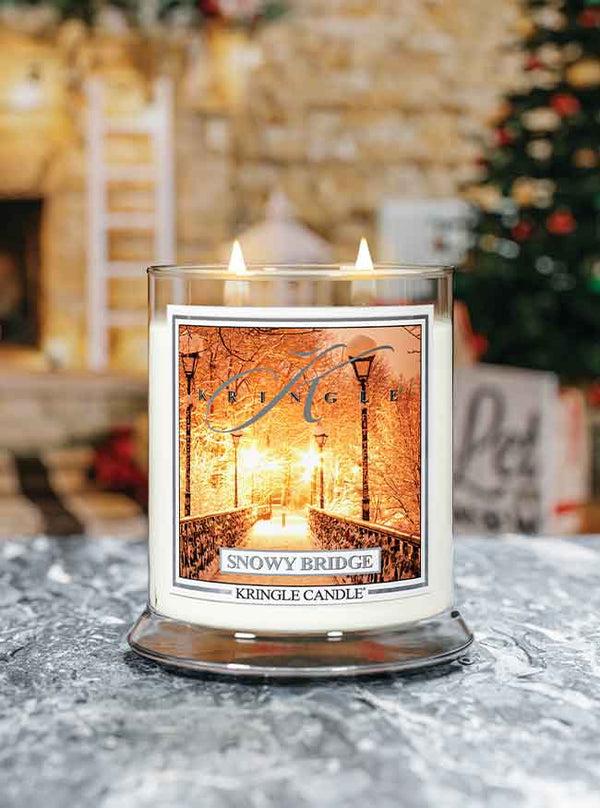 Kringle Candle Snowy Bridge Medium 2-wick