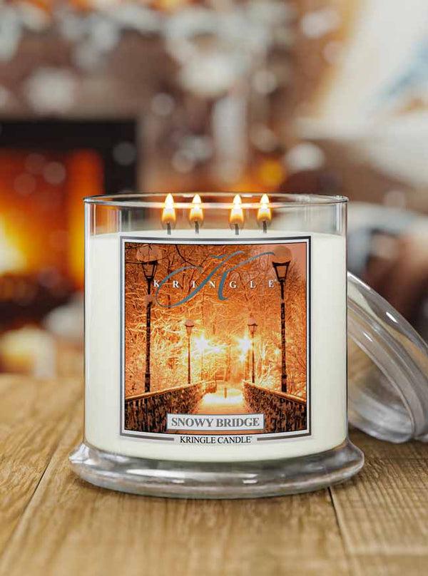 Kringle Candle Snowy Bridge XL 4-wick