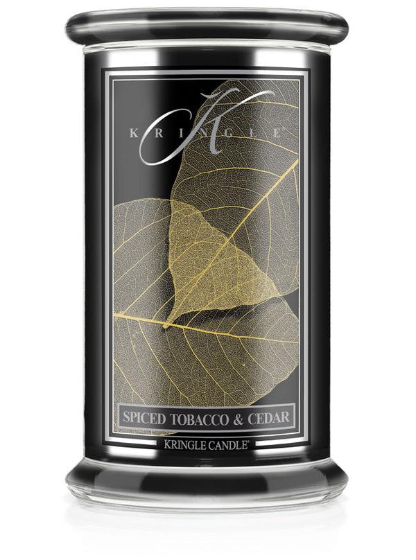 kringle candle Spiced Tobacco & Cedar Large 2-wick