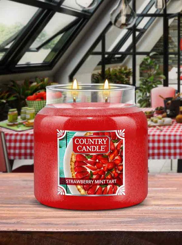 Kringle Candle Strawberry Mint Tart Medium 2-wick