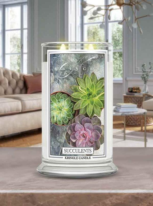 Kringle Candle Succulents Large 2-wick