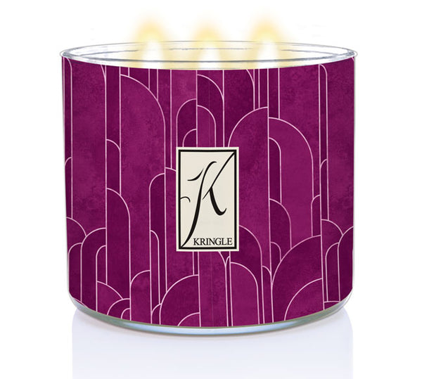 Kringle Candle Sugar Plum & Myrrh 3-Wick Candle