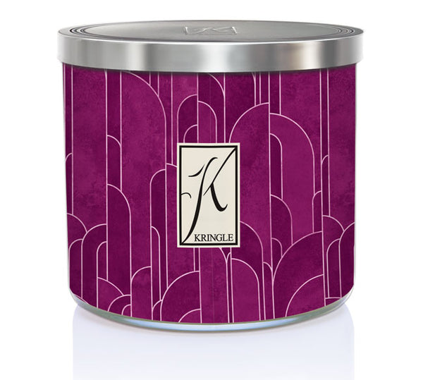 Kringle Candle Sugar Plum & Myrrh 3-Wick Candle