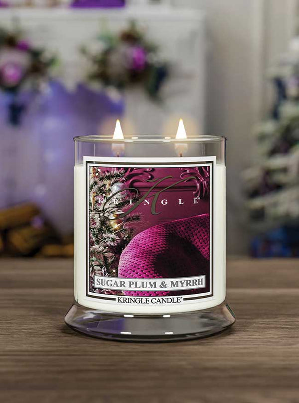 Kringle Candle Sugar Plum & Myrrh Medium 2-Wick