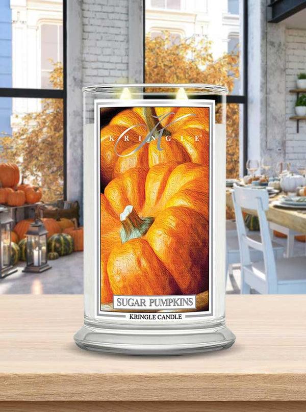 Kringle Candle Sugar Pumpkins Large 2-wick