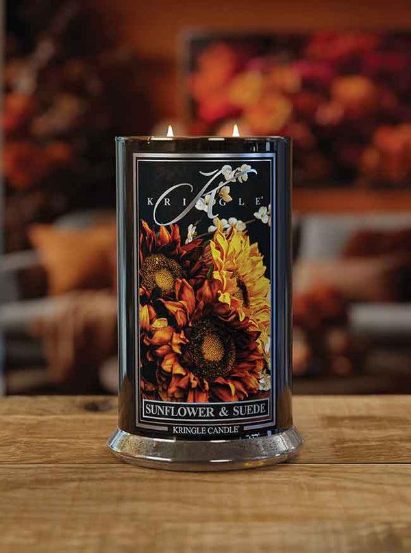 Kringle Candle Sunflower & Suede Large 2-wick