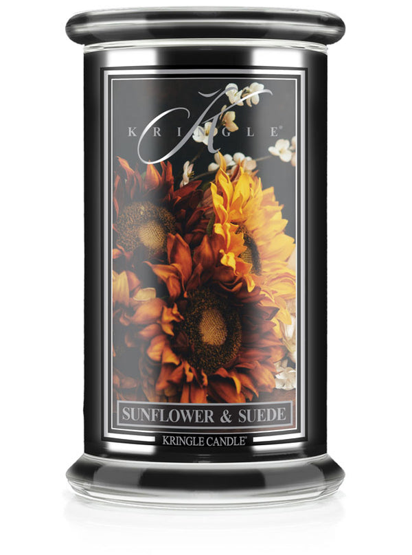 kringle candle Sunflower & Suede Large 2-wick