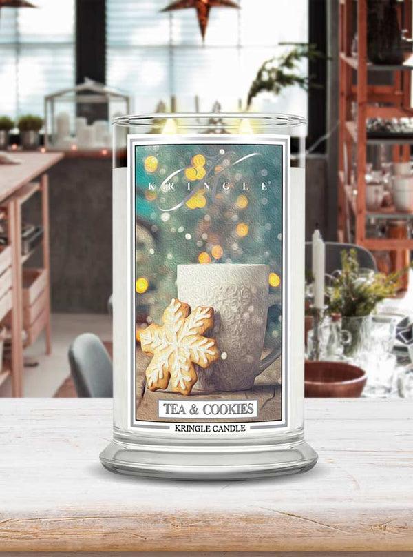 Kringle Candle Tea & Cookies Large 2-wick