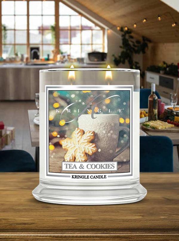 Kringle Candle Tea & Cookies Medium 2-wick