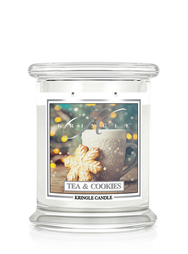 kringle candle Tea & Cookies Medium 2-wick