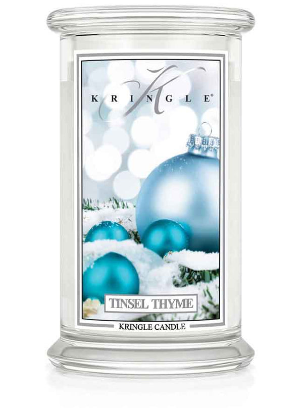 kringle candle Tinsel Thyme Large 2-wick