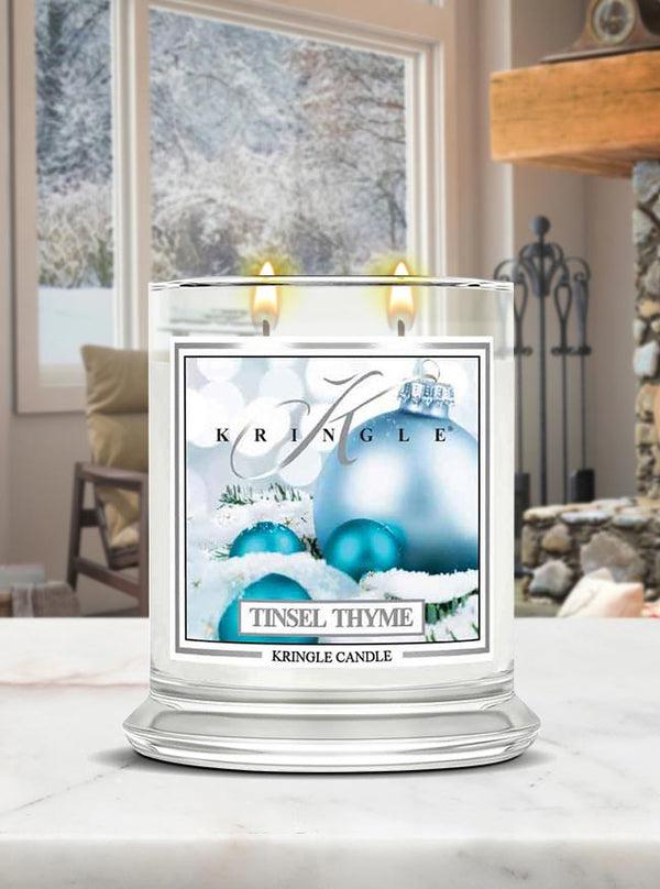 Kringle Candle Tinsel Thyme Medium 2-wick