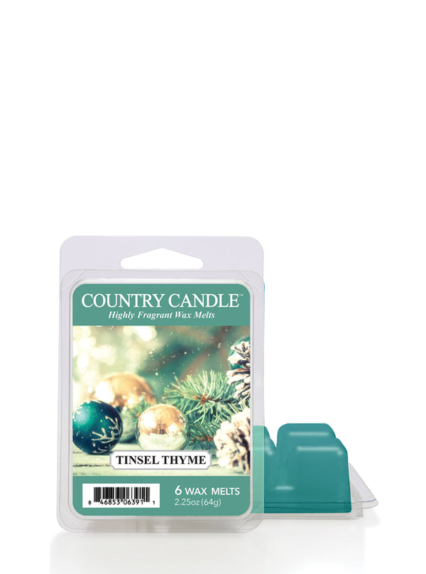 kringle candle Tinsel Thyme Wax Melt Country