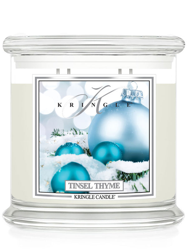 kringle candle Tinsel Thyme XL 4-wick