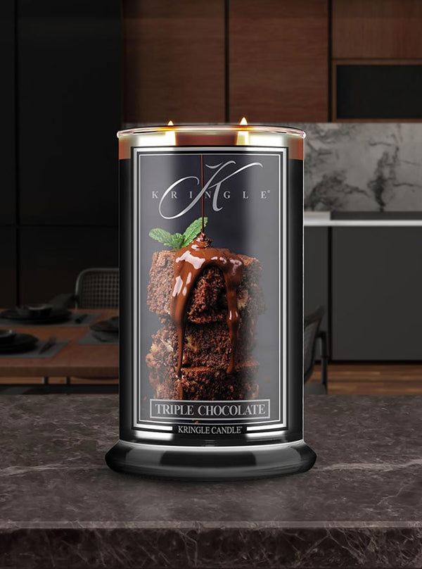 Kringle Candle Triple Chocolate Large 2-wick