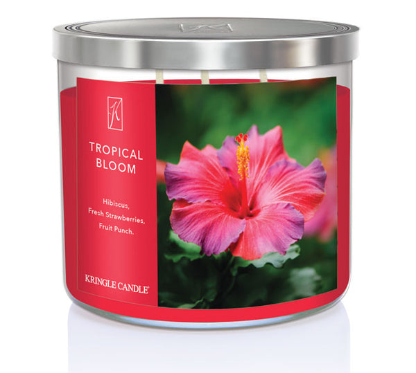kringle candle Tropical Bloom 3-Wick Candle