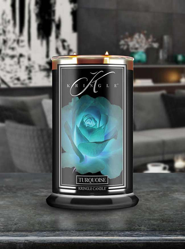 Kringle Candle Turquoise Large 2-wick