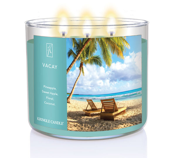 Kringle Candle Vacay 3-Wick Candle