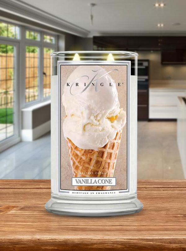 Kringle Candle Vanilla Cone Large 2-wick