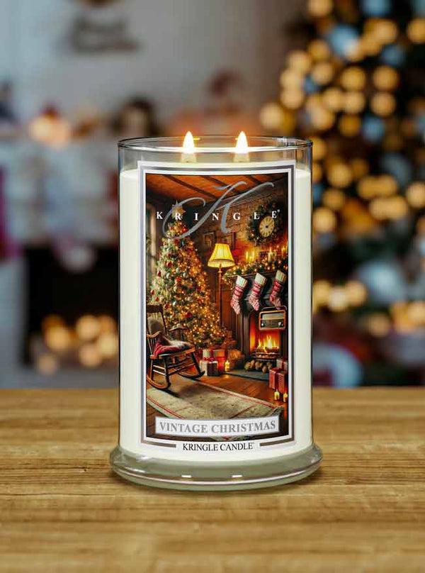 Kringle Candle Vintage Christmas Large 2-Wick