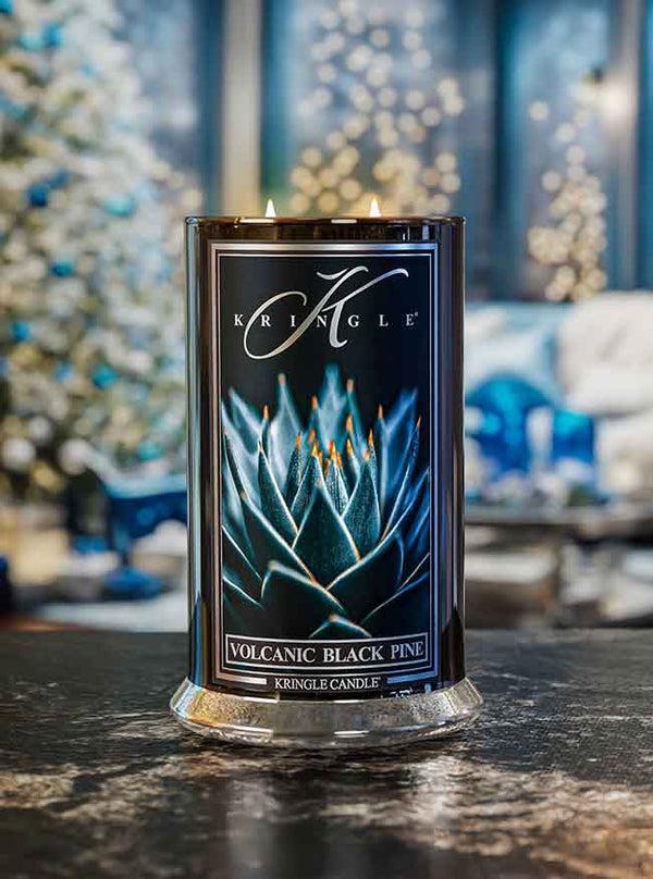 Kringle Candle Volcanic Black Pine Large 2-wick