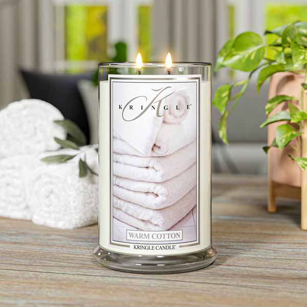 Kringle Candle Warm Cotton Large 2-wick