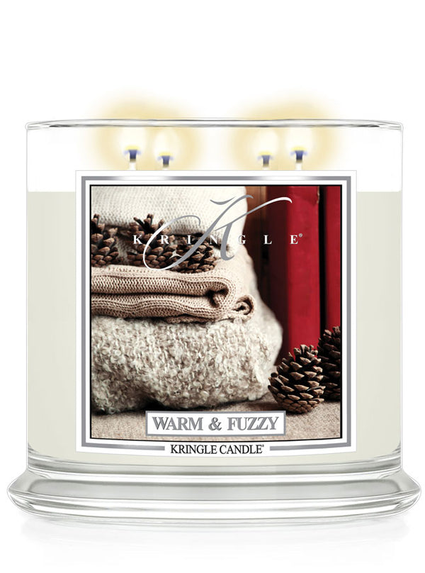 Kringle Candle Warm & Fuzzy XL 4-wick