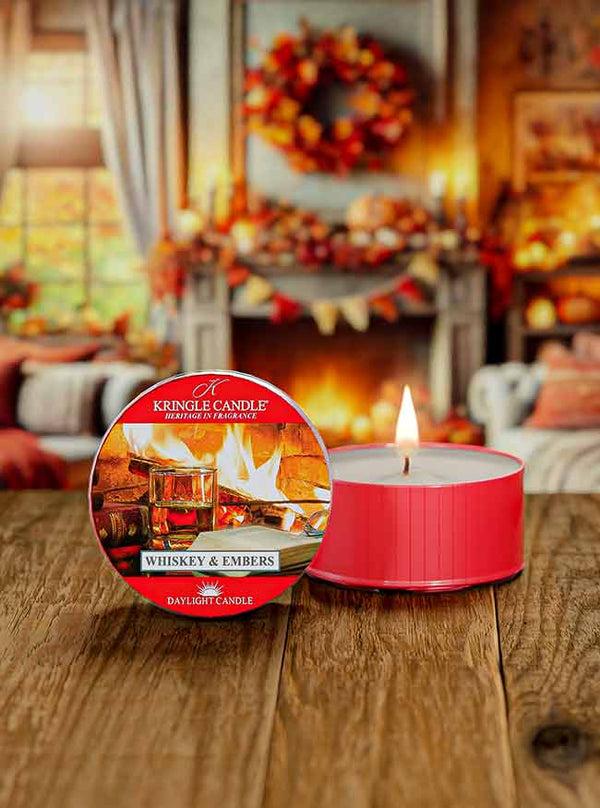 Kringle Candle Whiskey & Embers DayLight