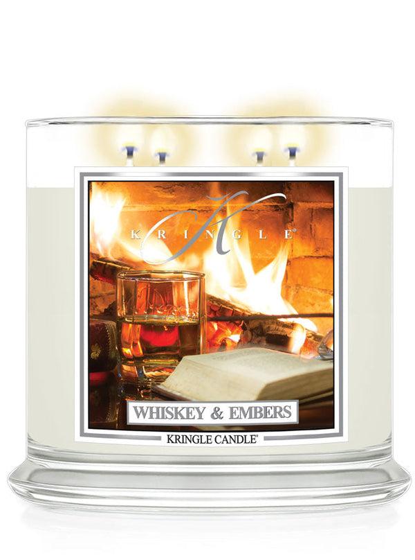Kringle Candle Whiskey & Embers XL 4-Wick