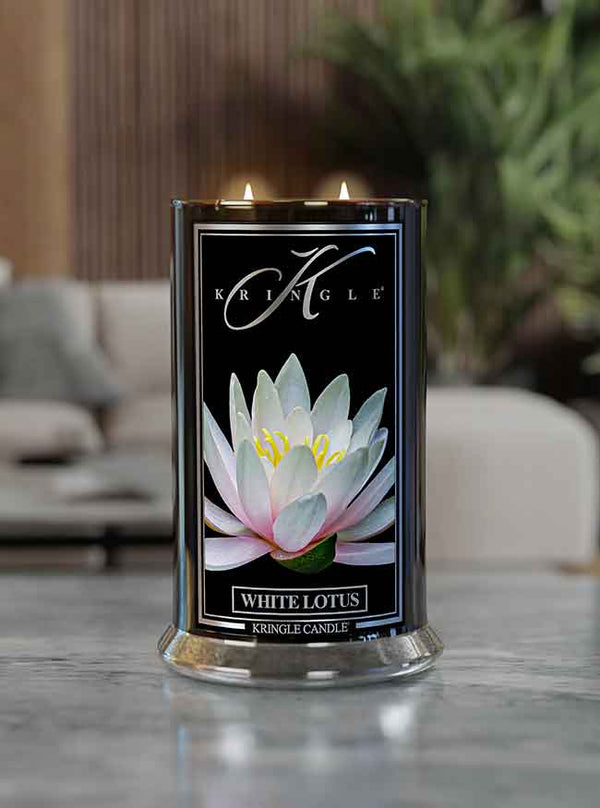 Kringle Candle White Lotus Large 2-wick