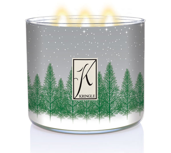 Kringle Candle Winter Evergreen 3-wick Candle
