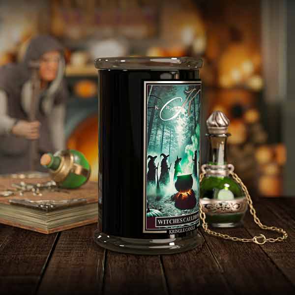 Kringle Candle Witches Cauldron Large 2-wick