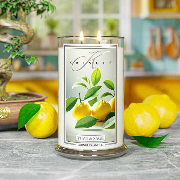 Kringle Candle Yuzu & Sage Large 2-Wick