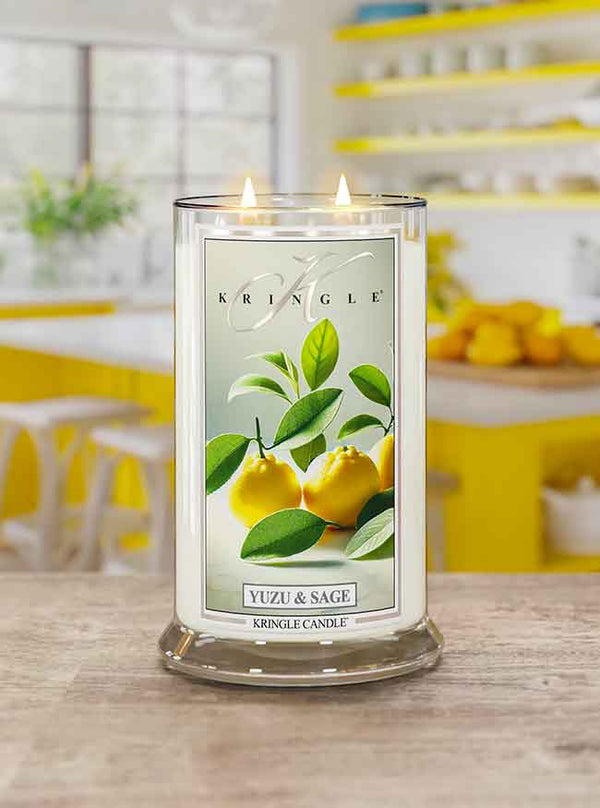Kringle Candle Yuzu & Sage Large 2-Wick