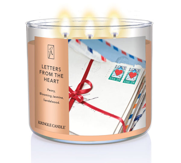Kringle Candle Letters From The Heart 3-Wick Candle