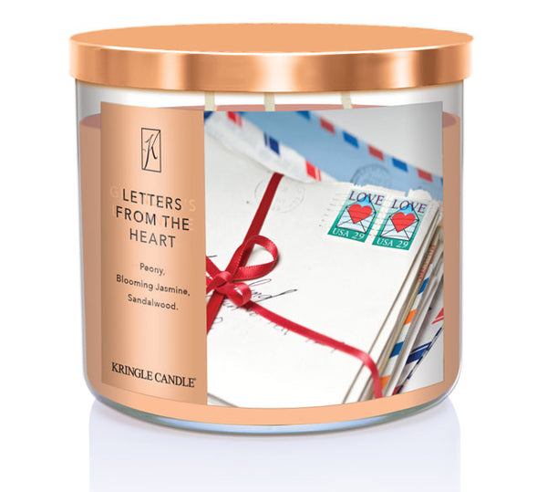 kringle candle Letters From The Heart 3-Wick Candle