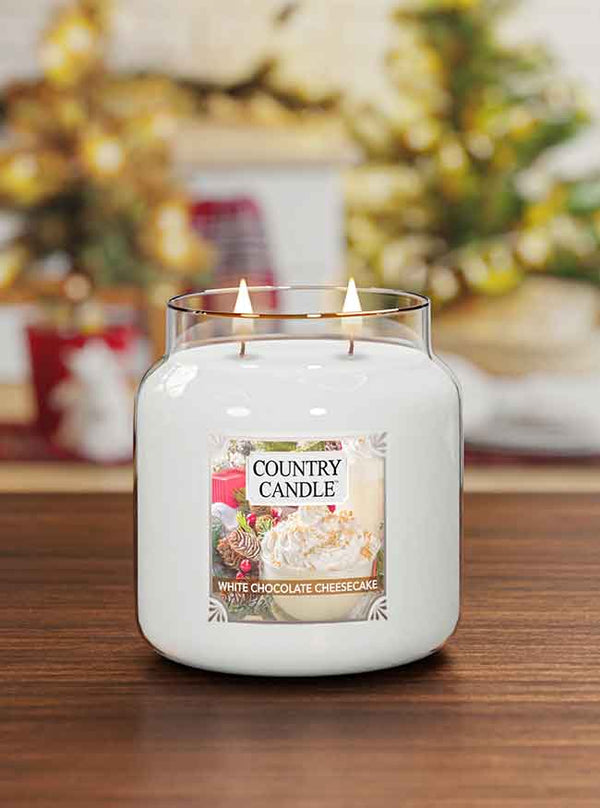 Kringle Candle White Chocolate Cheesecake Medium 2-wick