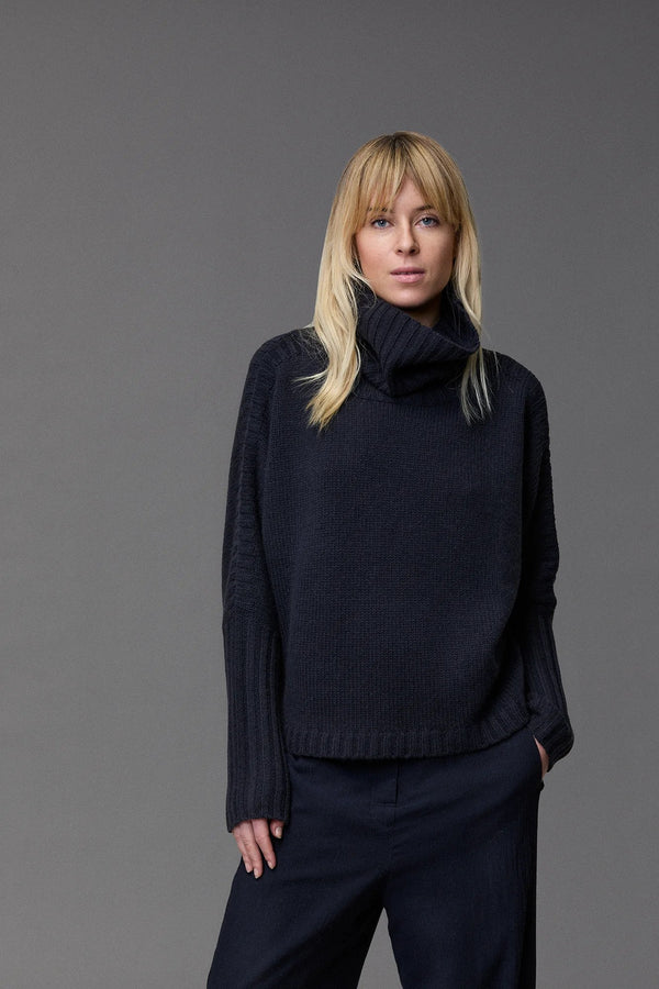 Kristensen Du Nord Cashmere Bat Sleeve Sweater