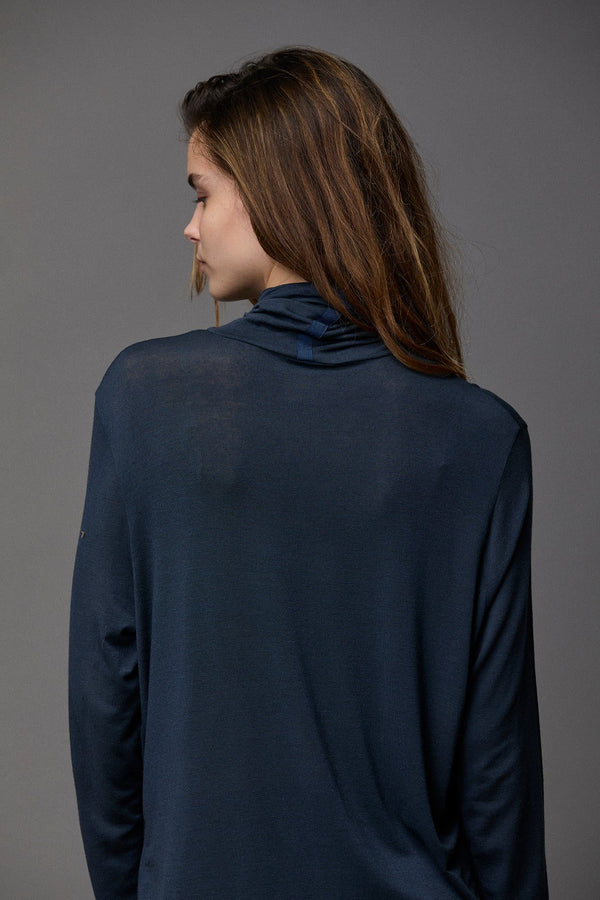 Kristensen Du Nord Cotton Cashmere Turtleneck Tee